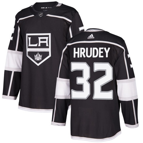 Adidas Men Los Angeles Kings #32 Kelly Hrudey Black Home Authentic Stitched NHL Jersey->los angeles kings->NHL Jersey